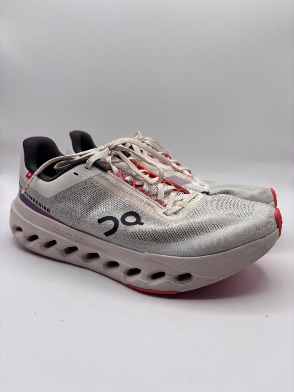 ON Cloudsurfer Next Tangerine Ivory Women's 8.5 Tennis Shoes Running